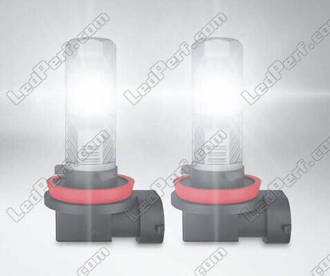 H11 Osram LEDriving HL Easy LED bulbs for fog lights in operation