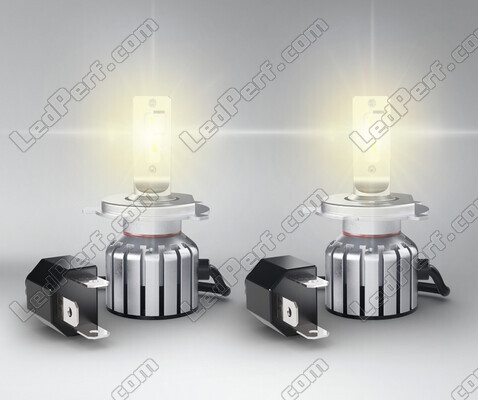 Warm white 2700K lighting of the R2 Osram LEDriving® HL Vintage LED Bulbs - 64193DWVNT-2MB