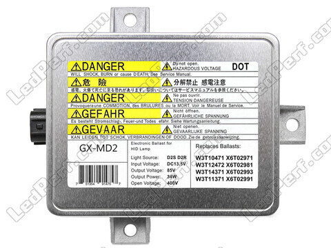 Front view of the Xenon ballast for Acura TSX