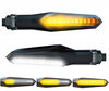2-in-1 dynamic LED turn signals with integrated Daytime Running Light for Kawasaki ER-6N (2009 - 2011)