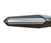 Front view of dynamic LED turn signals with Daytime Running Light for Suzuki Bandit 600 N (2000 - 2004)