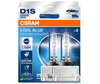 Pair of D1S Xenon Bulbs Osram Xenarc Cool Blue Intense 6200K in its packaging - 66140CBN-2HB